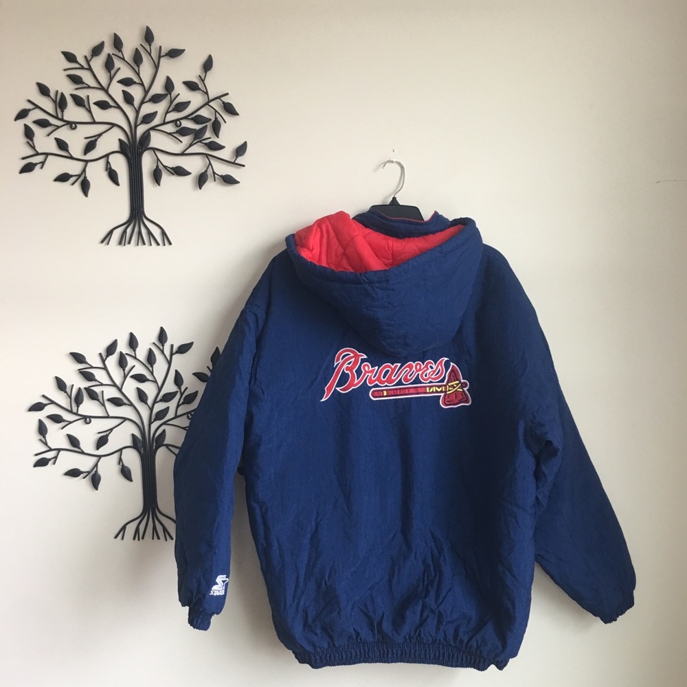 Atlanta Braves Starter Zip Parka Puffer Jacket